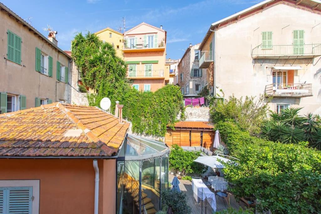#40 Bright Sea View Suite For 6 2Mins Walk Port & Sea Villefranche-sur-Mer Exterior foto
